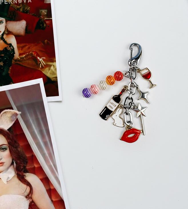 Red Wine Supernova Bag Charm | Chappell Roan Inspired