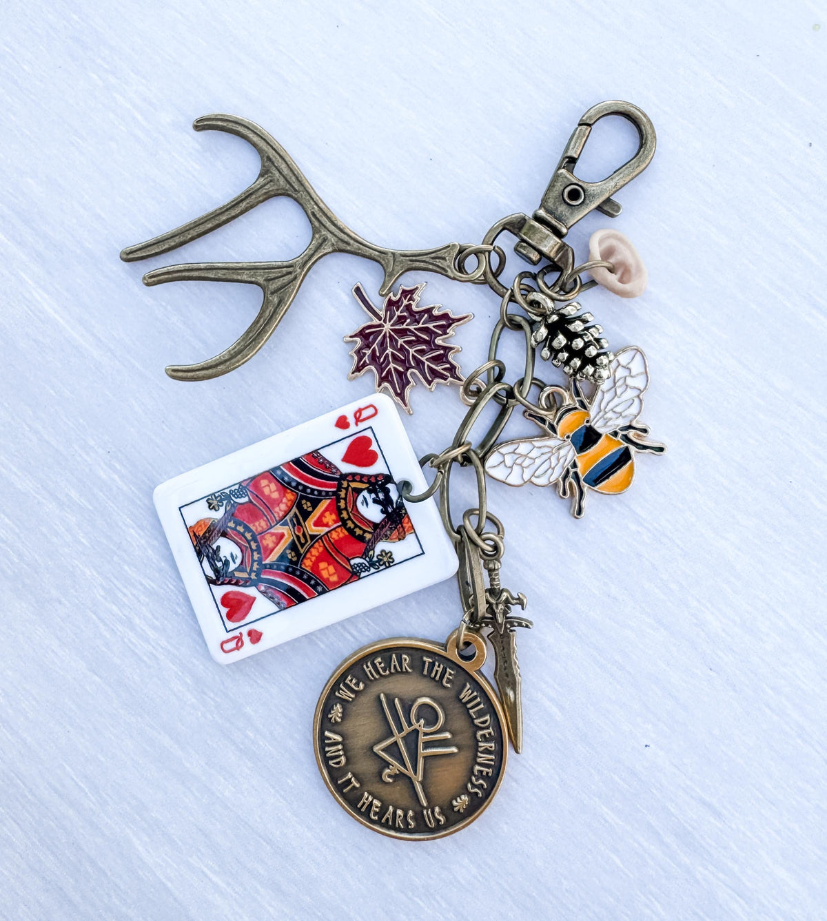 Yellowjackets TV Show Bag Charm | Wilderness Symbol | Customizable