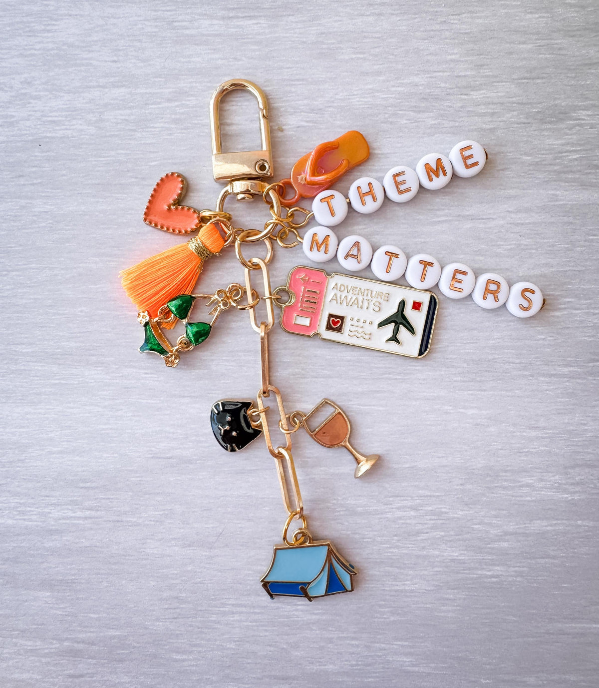 People We Meet On Vacation Bag Charm | Inspired by Emily Henry’s book | PWMOV