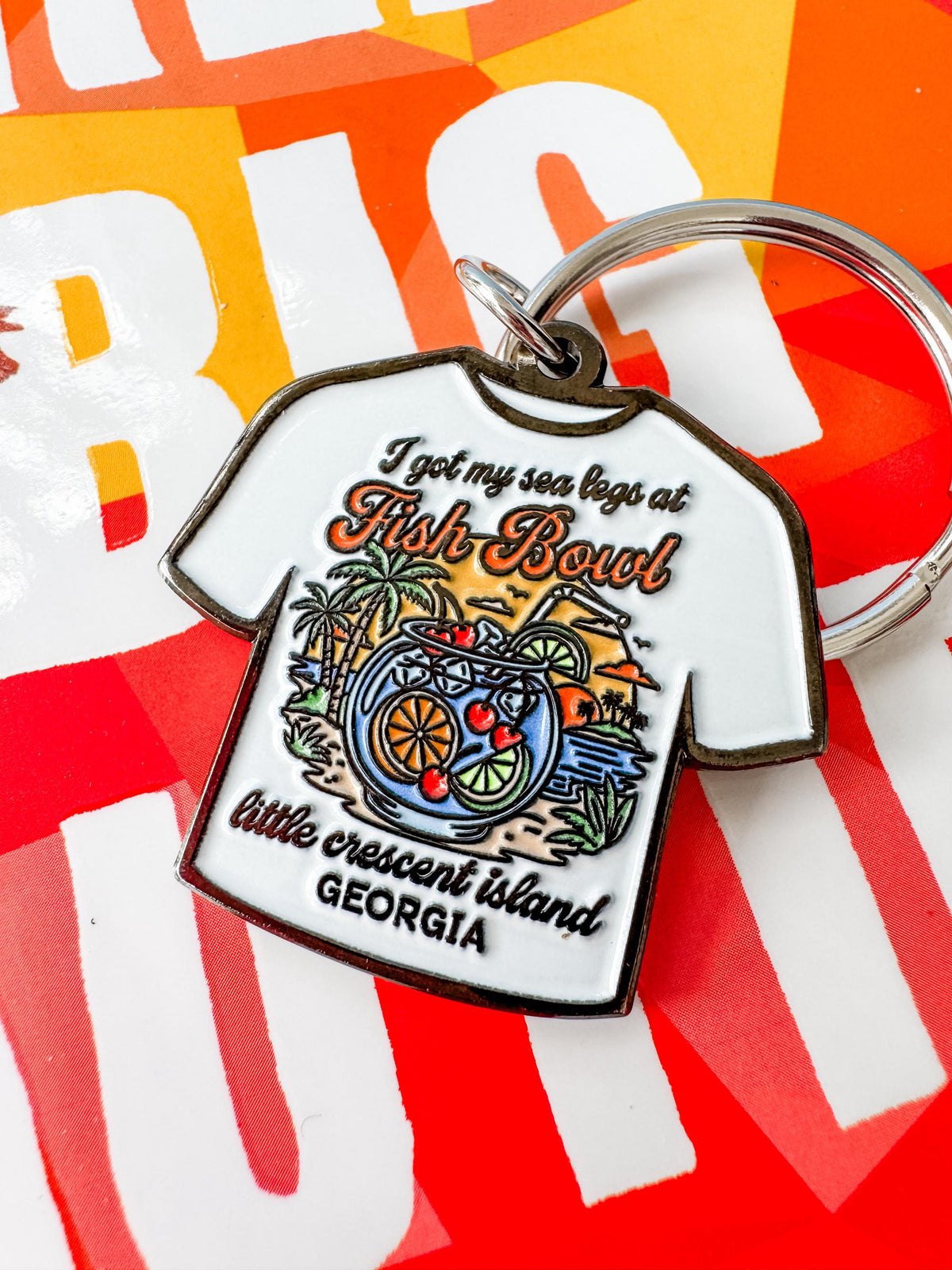 Great Big Beautiful Life Enamel Keyring | Emily Henry Inspired GBBL