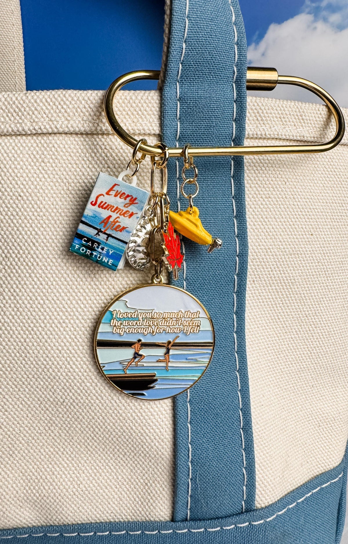 Every Summer After Bag Charm | Inspired by Carley Fortune | Bookish Gift
