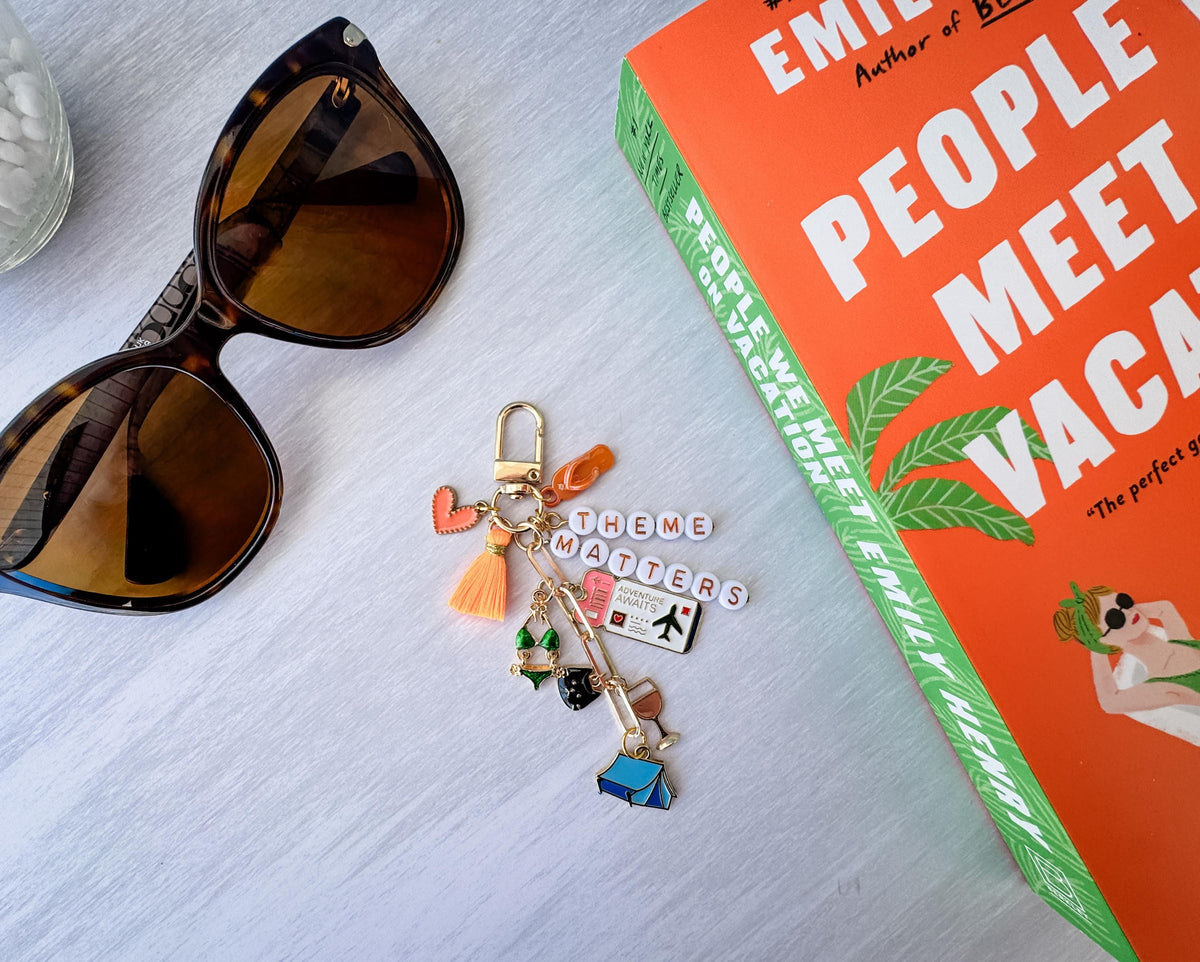 People We Meet On Vacation Bag Charm | Inspired by Emily Henry’s book | PWMOV