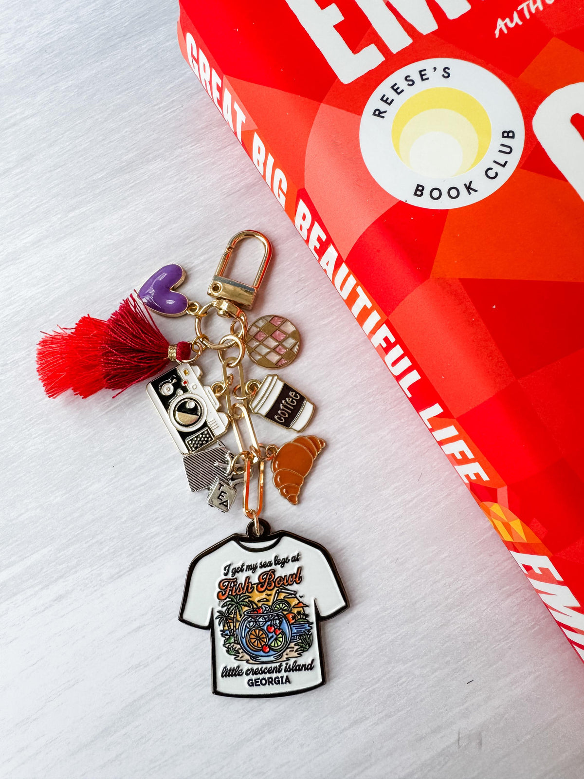 Great Big Beautiful Life Book l Bag Charm | Emily Henry Inspired | GBBL