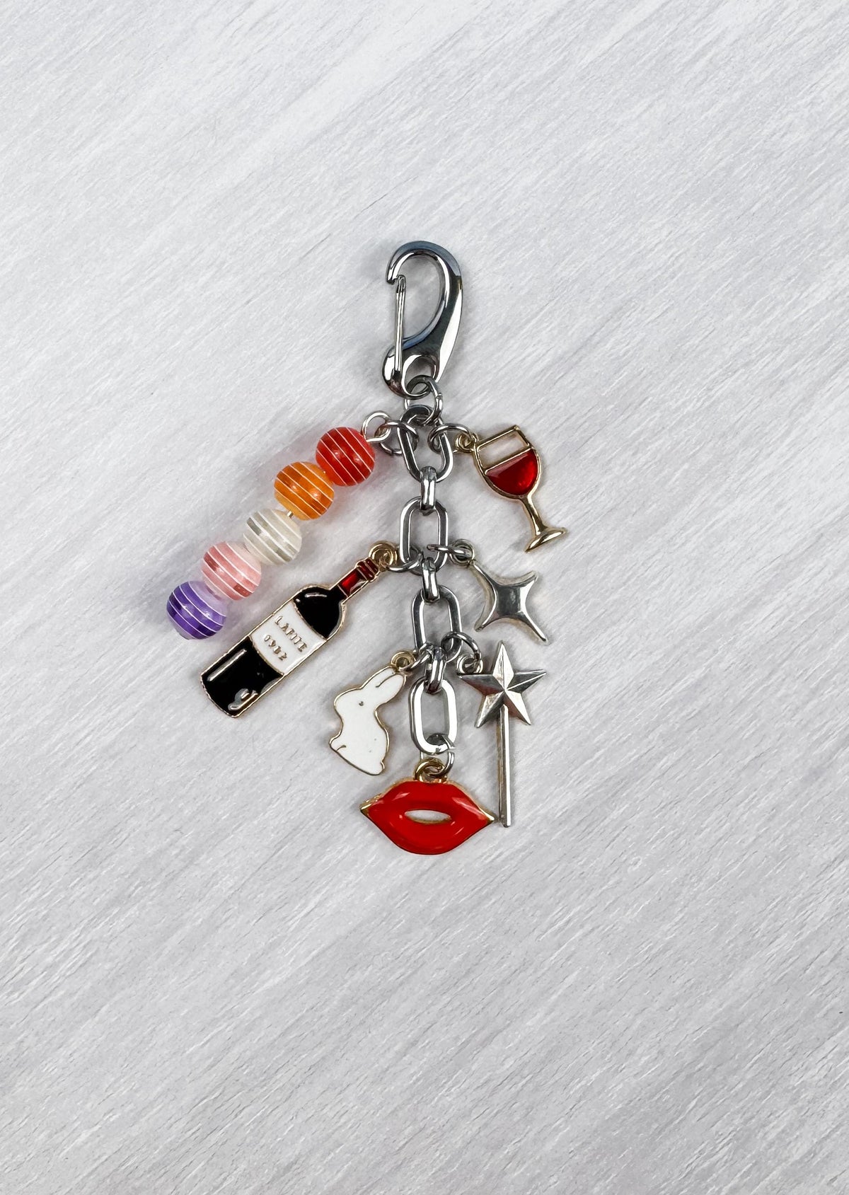 Red Wine Supernova Bag Charm | Chappell Roan Inspired
