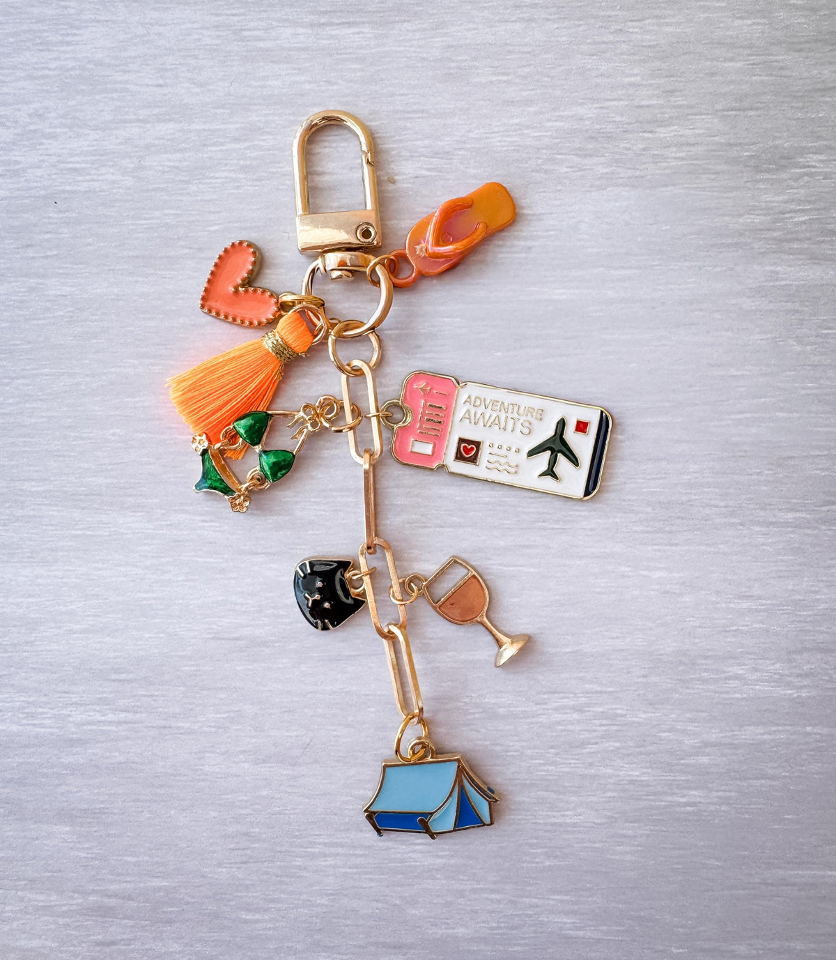 People We Meet On Vacation Bag Charm | Inspired by Emily Henry’s book | PWMOV