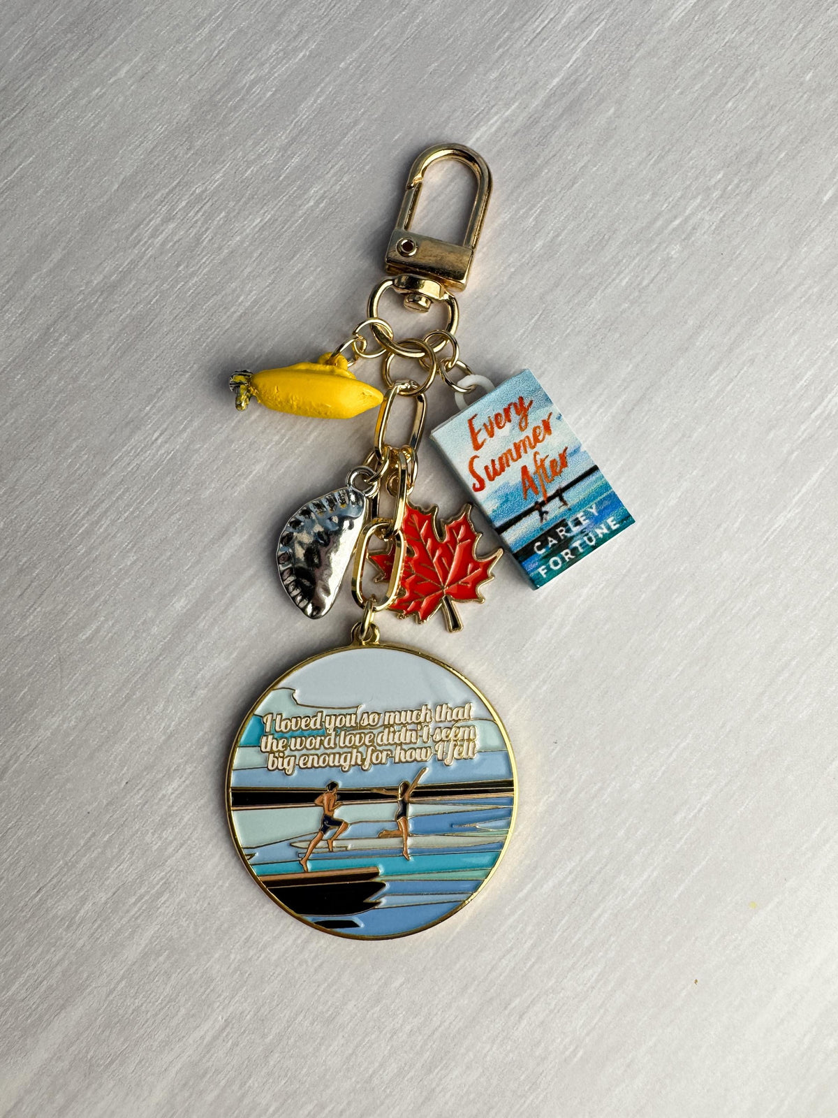 Every Summer After Bag Charm | Inspired by Carley Fortune | Bookish Gift