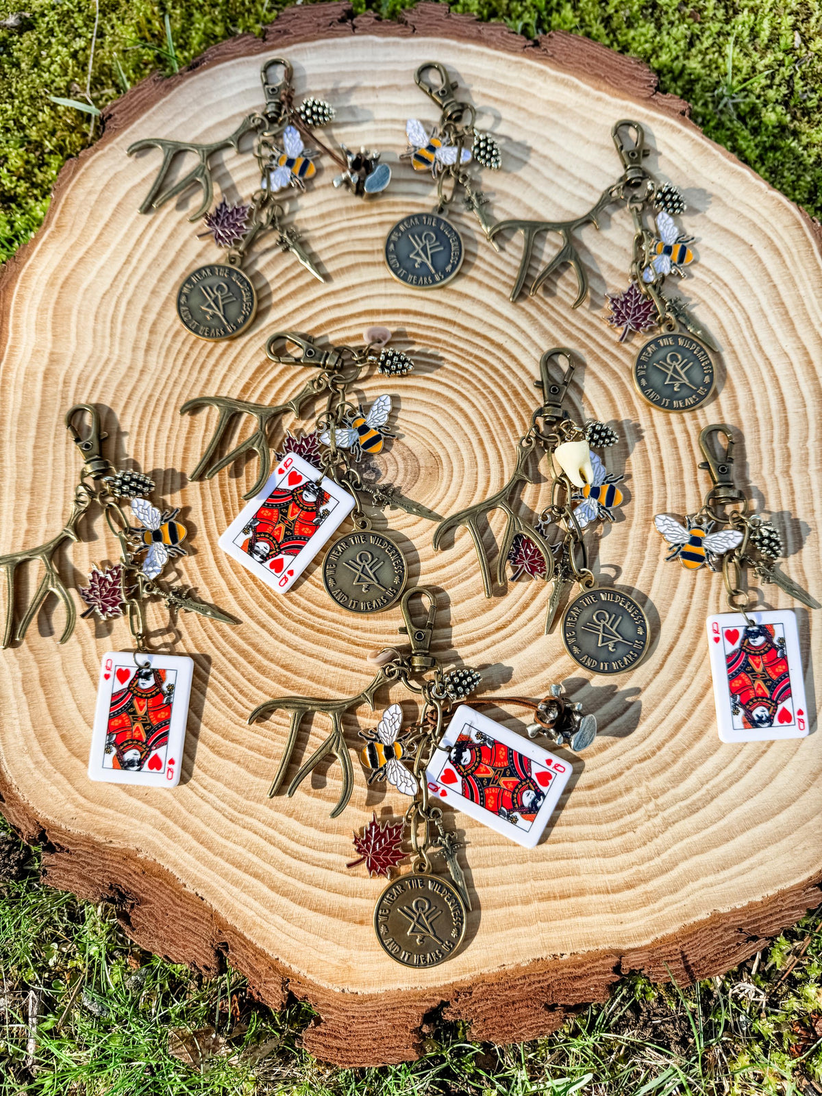 Yellowjackets TV Show Bag Charm | Wilderness Symbol | Customizable