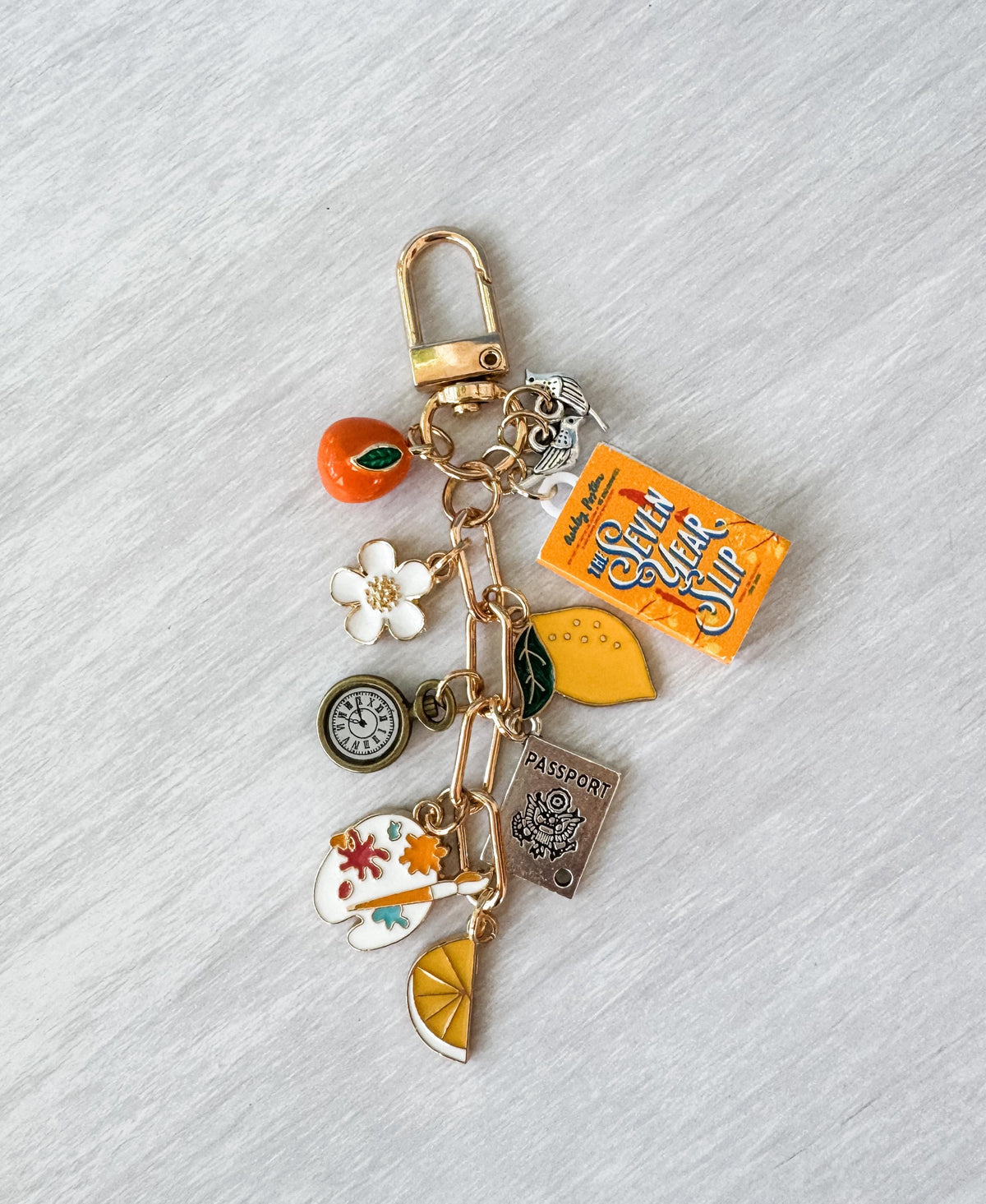 Seven Year Slip Bag Charm | Inspired by Ashley Poston
