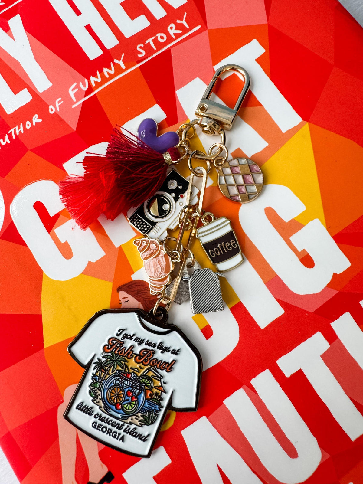Great Big Beautiful Life Book l Bag Charm | Emily Henry Inspired | GBBL