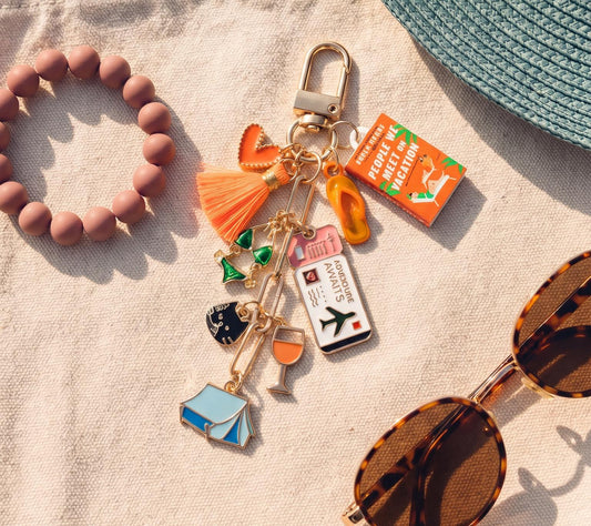 People We Meet On Vacation Bag Charm | Inspired by Emily Henry’s book | PWMOV
