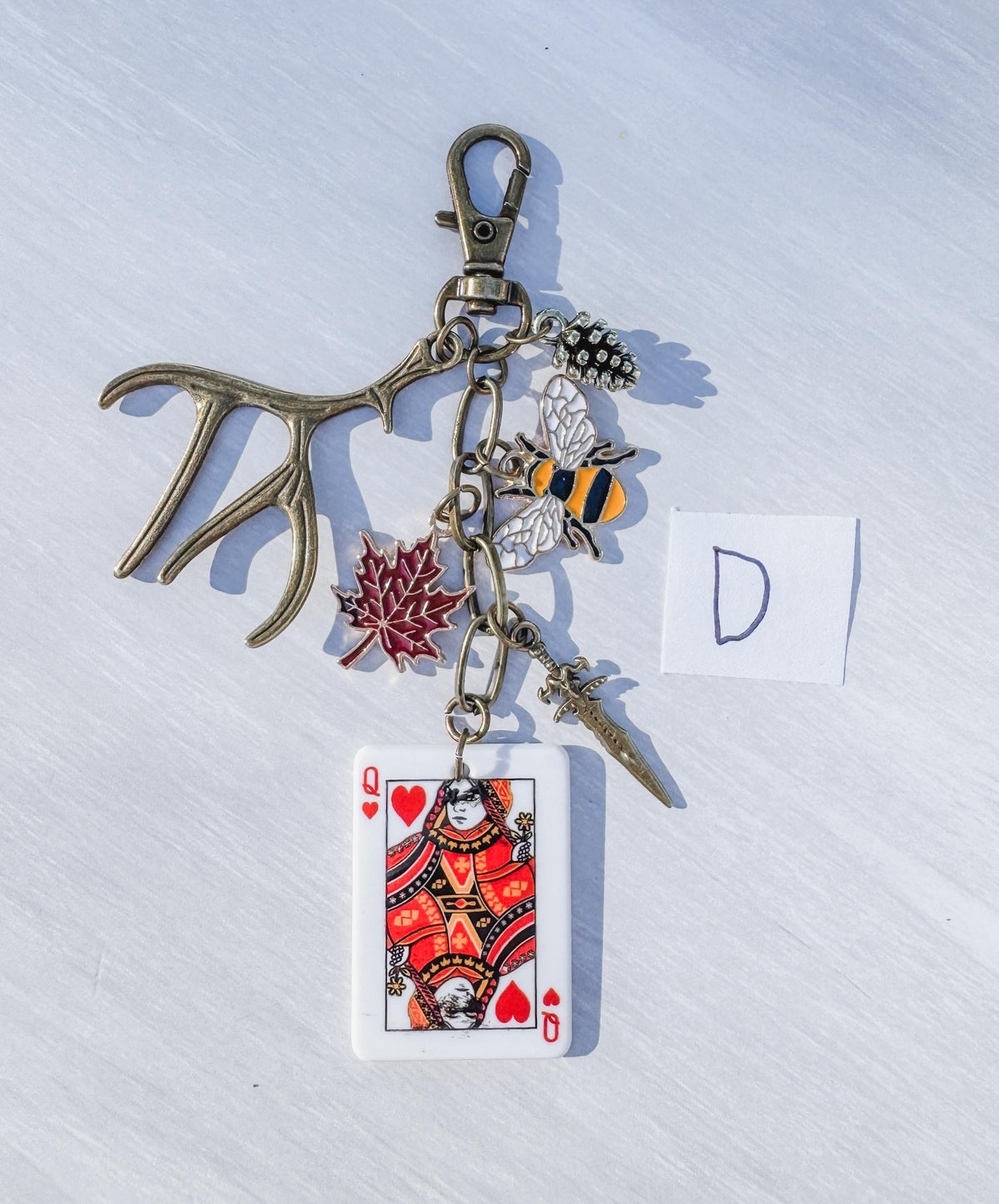 Yellowjackets TV Show Bag Charm | Wilderness Symbol | Customizable