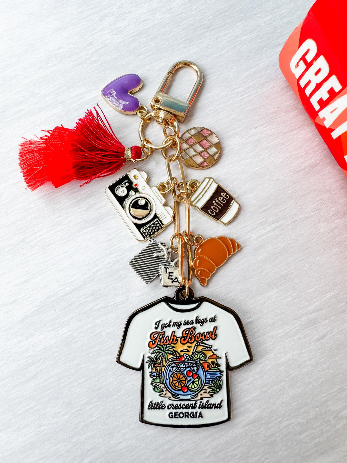 Great Big Beautiful Life Book l Bag Charm | Emily Henry Inspired | GBBL
