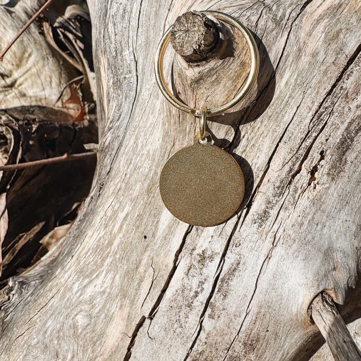 We Hear The Wilderness & It Hears Us | Yellowjackets Symbol Antique Metal Keyring | Inspired by Horror TV Show