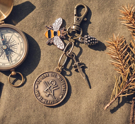 Yellowjackets TV Show Bag Charm | Wilderness Symbol | Customizable